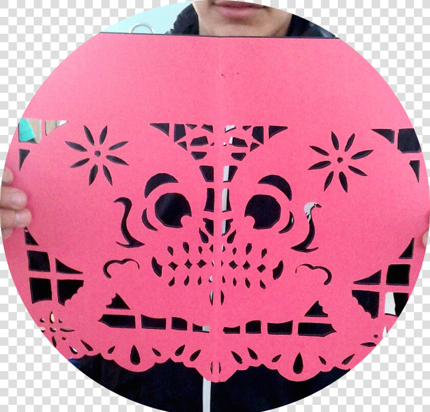 Dia De Los Muertos   Papel Picado Kissing Skull Template  HD Png DownloadTransparent PNG