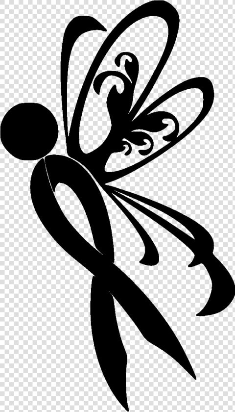 Ribbon Breast Cancer File Size   Black And White Breast Cancer Ribbon  HD Png DownloadTransparent PNG