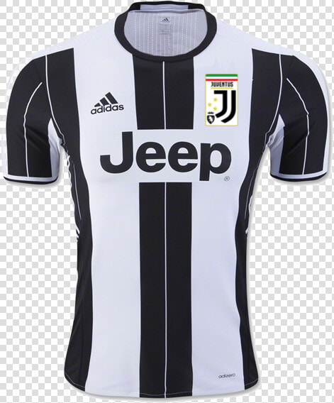 New Juventus Crest On Shirt   Juventus Home Kit 2016 17  HD Png DownloadTransparent PNG