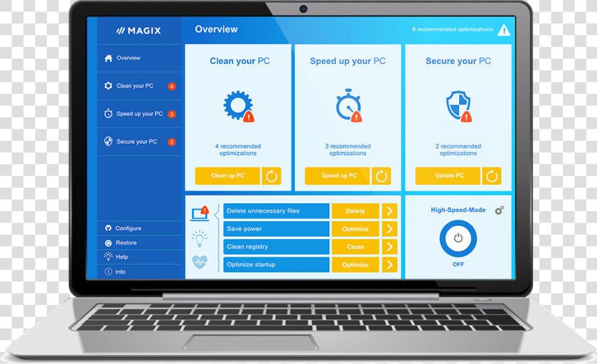 Optimized To The Max   Magix Pc Check  amp  Tuning 2019 Pc check tune  HD Png DownloadTransparent PNG