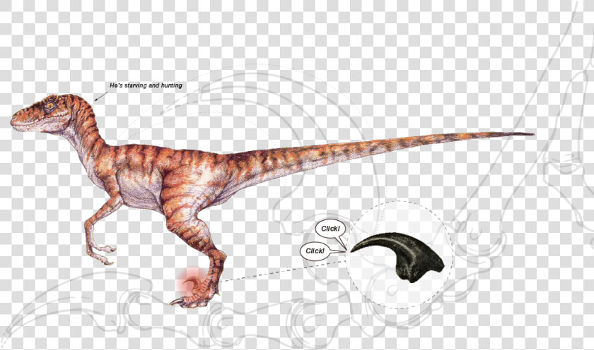 Velociraptor Jurassic Park Concept Art  HD Png DownloadTransparent PNG