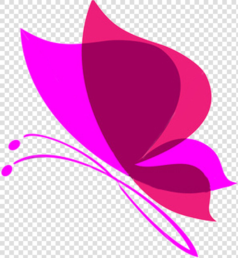 Download Pink Butterfly Transparent Background   Pink Purple Butterfly Vector  HD Png DownloadTransparent PNG