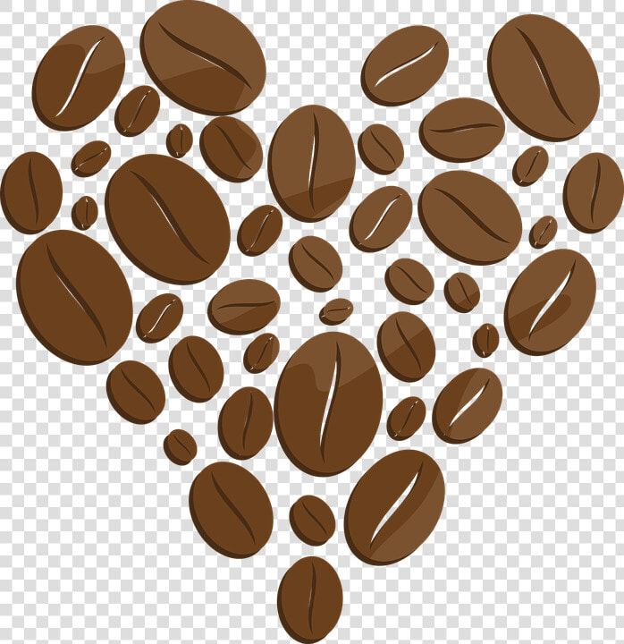 Coffee  Coffe  Beans  Heart  Drawing   Drawn Coffee Bean Png  Transparent PngTransparent PNG