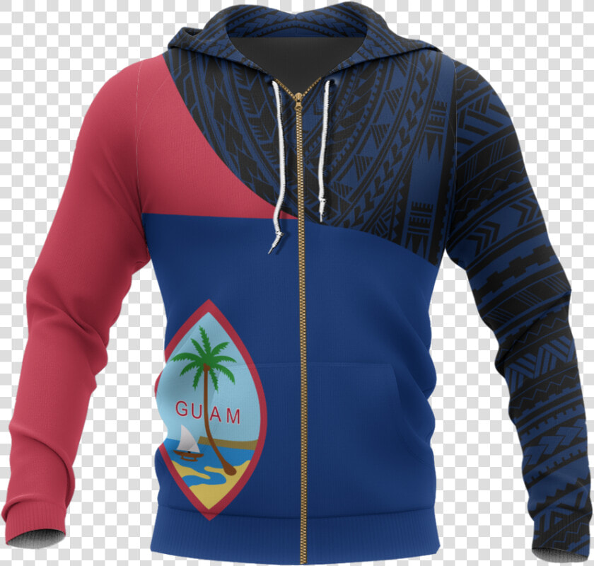 Guam Flag Curve Concept Allover Hoodie Class Lazyload   3d Printed Vikings Armor  HD Png DownloadTransparent PNG