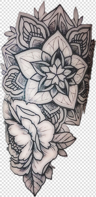 Transparent Lotus Tattoo Png   Picsart Arm Tattoo Png  Png DownloadTransparent PNG