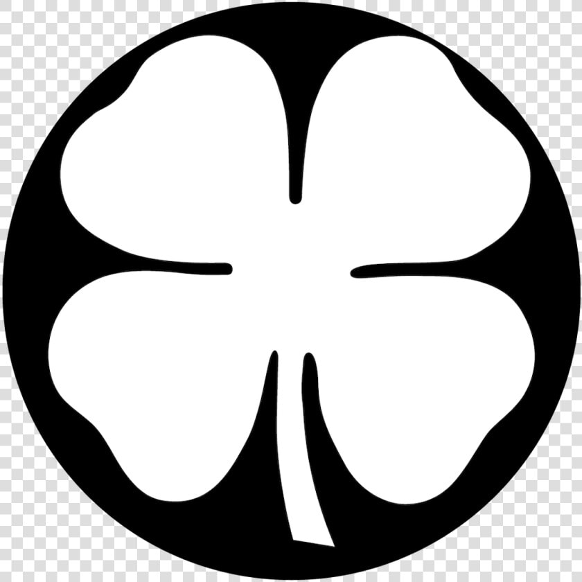 Apollo Design Four Leaf Clover   Free Black And White Four Leaf Clover  HD Png DownloadTransparent PNG