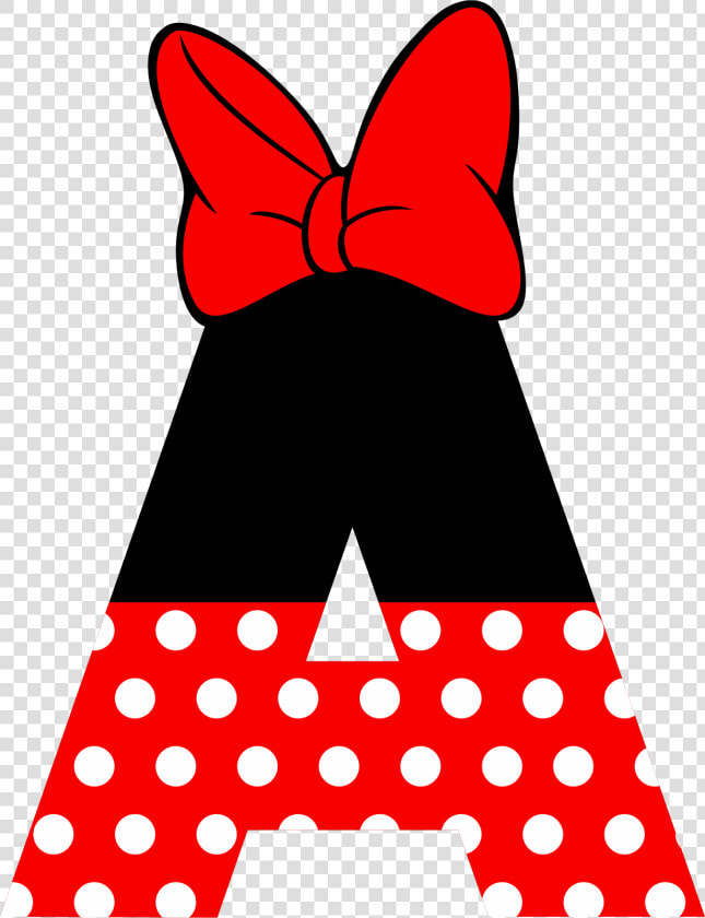 Clipart Letters Minnie Mouse   Letra A Da Minnie  HD Png DownloadTransparent PNG