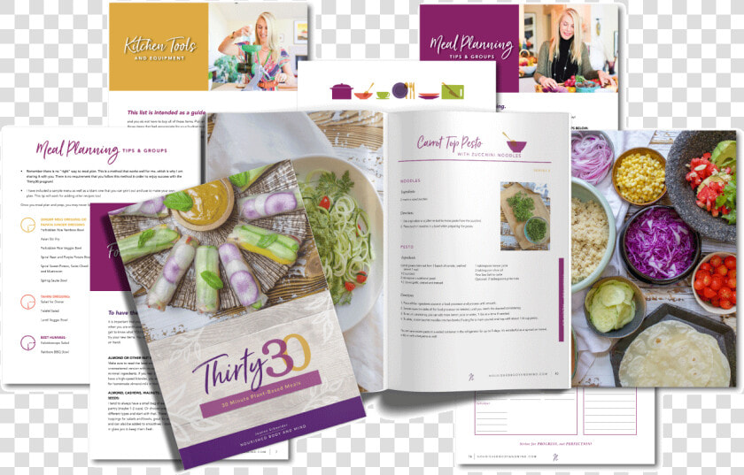 Thirty30 Recipe Ebook   Brochure  HD Png DownloadTransparent PNG