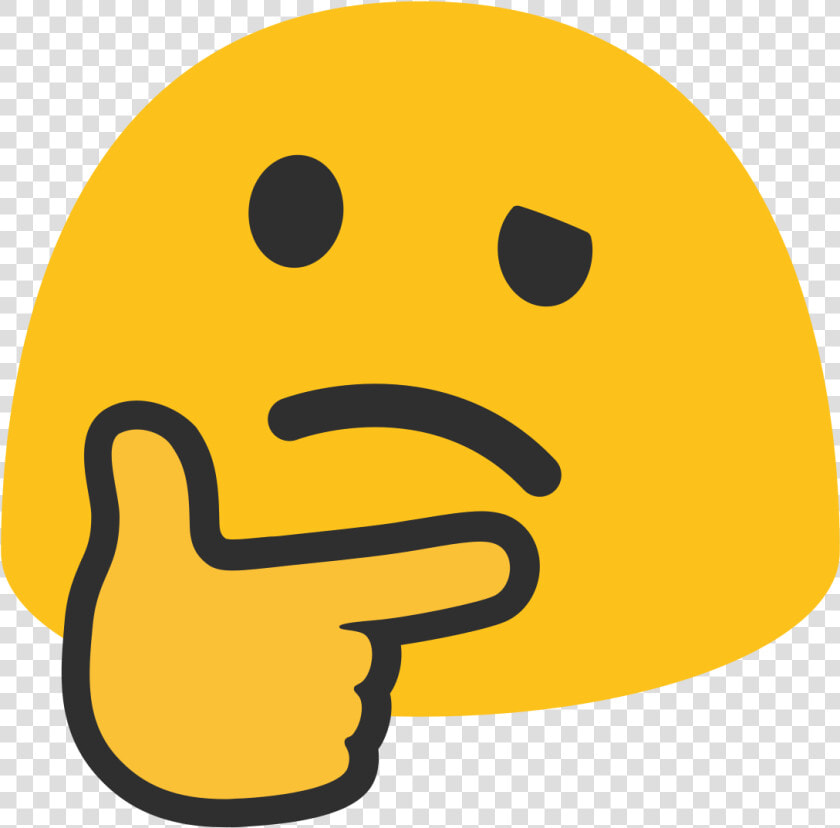 Discord Thinking Emoji Png   Thinking Emoji Transparent Background  Png DownloadTransparent PNG