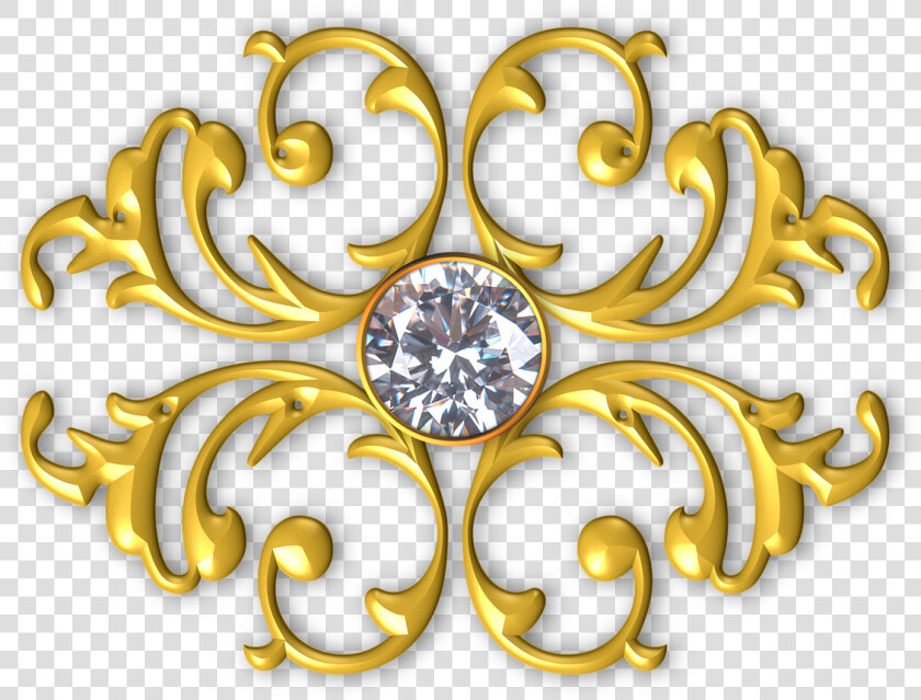 Gold  Ornament  Gem  Diamond  Quartz  Stone  Precious   Patrones Para Stencil  HD Png DownloadTransparent PNG