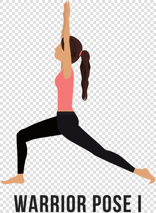 Warrior Pose I   Lunge  HD Png DownloadTransparent PNG