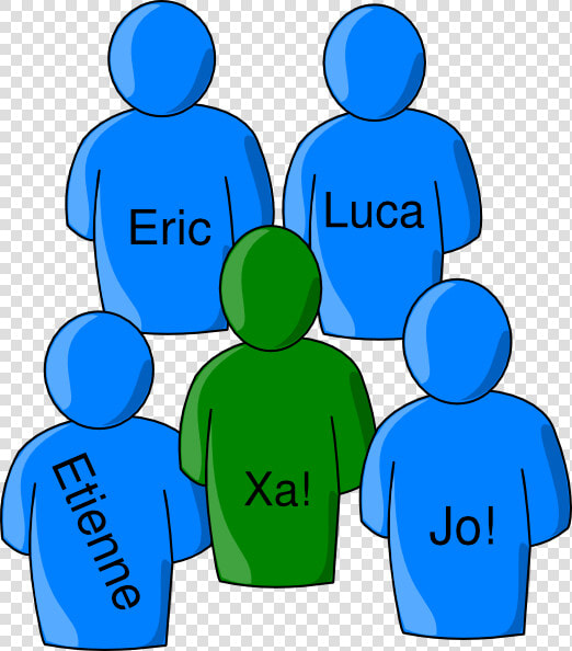 Multiple Users Green Blue   Clip Art  HD Png DownloadTransparent PNG