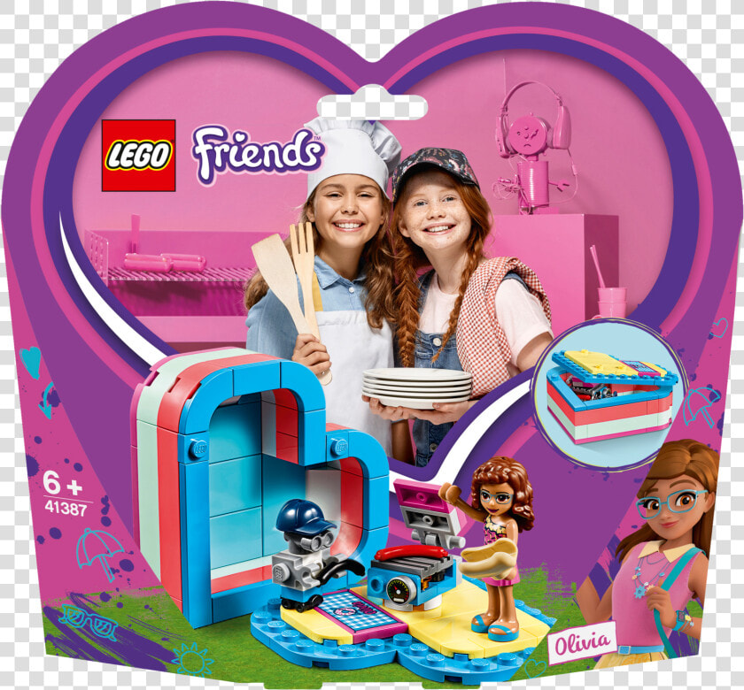 Lego Friends Olivia S Summer Heart Box   Lego Friends Summer Heart Box  HD Png DownloadTransparent PNG