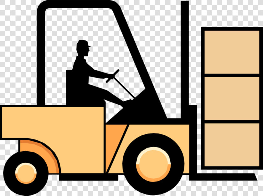 Vector Illustration Of Construction Industry Heavy   Forklift Png Vektor  Transparent PngTransparent PNG