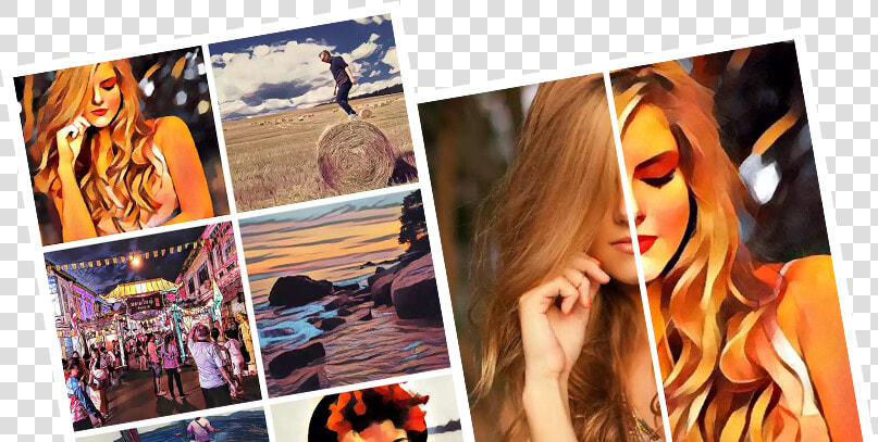 Prisma App Photos   Collage  HD Png DownloadTransparent PNG