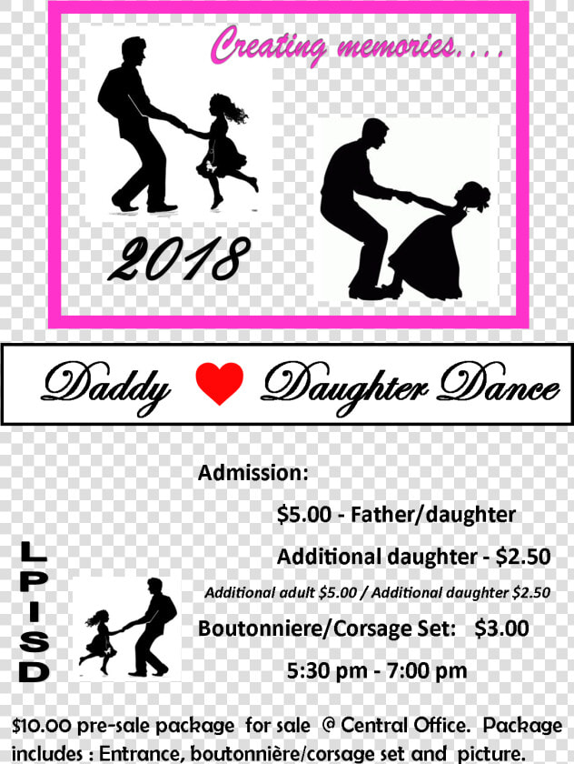 Transparent Father And Daughter Clipart   Elementary Daddy Daughter Dance Flyer  HD Png DownloadTransparent PNG