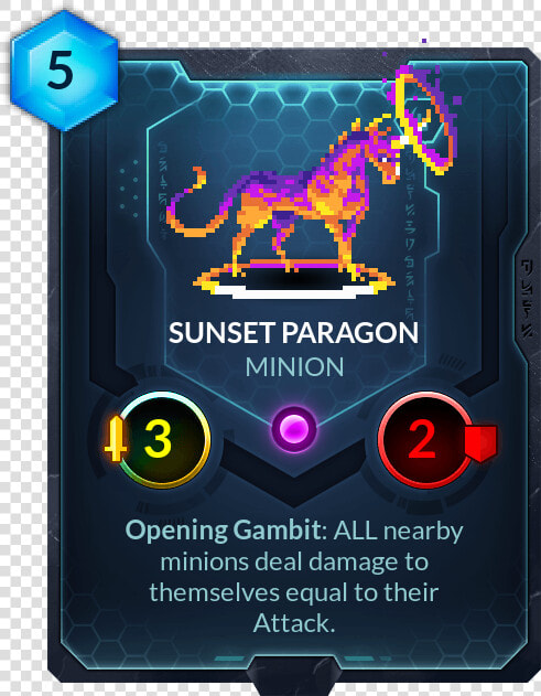 Sunset Paragon   Lesser Water Ball Duelyst  HD Png DownloadTransparent PNG