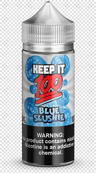 Blue Slushie 100ml Bottle   Cylinder  HD Png DownloadTransparent PNG