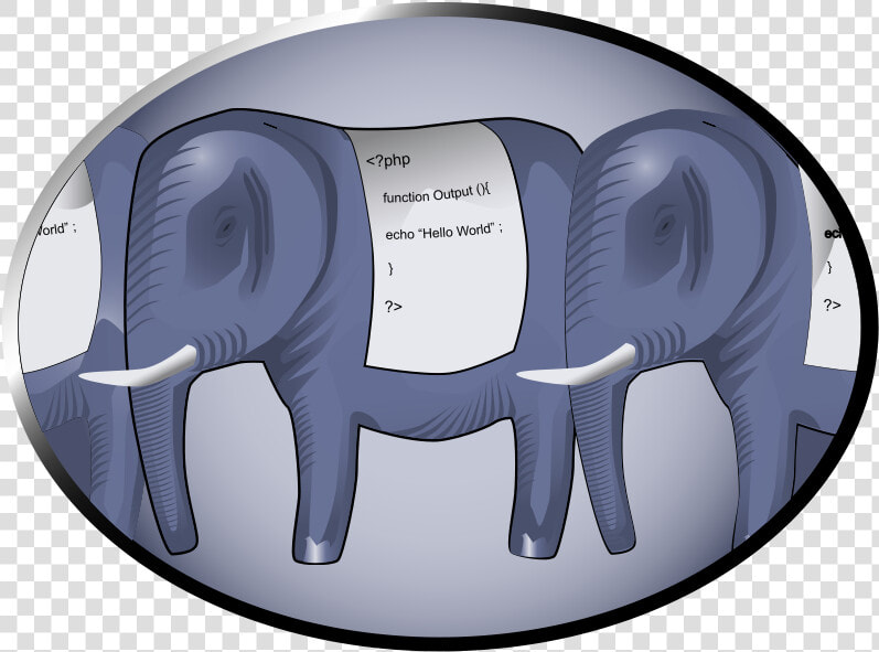 Php Elephant Logo   Php Elephant  HD Png DownloadTransparent PNG