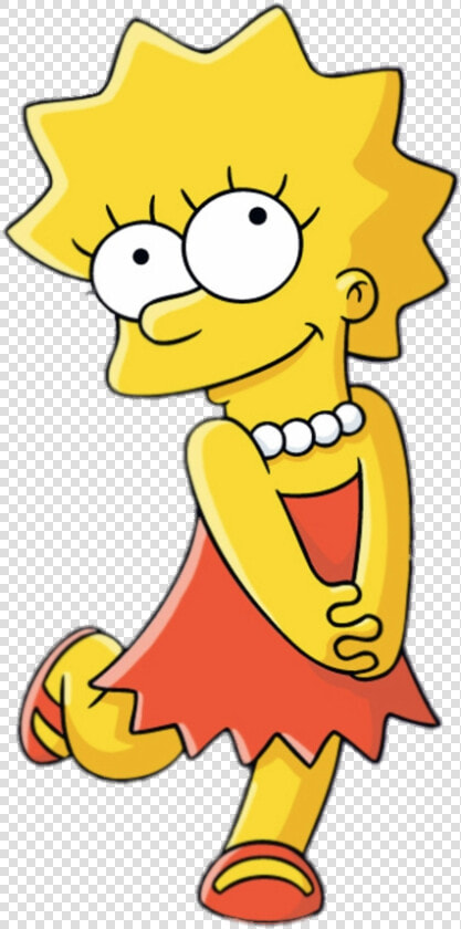 Cute Lisa Simpson   Lisa Simpson Transparent Background  HD Png DownloadTransparent PNG