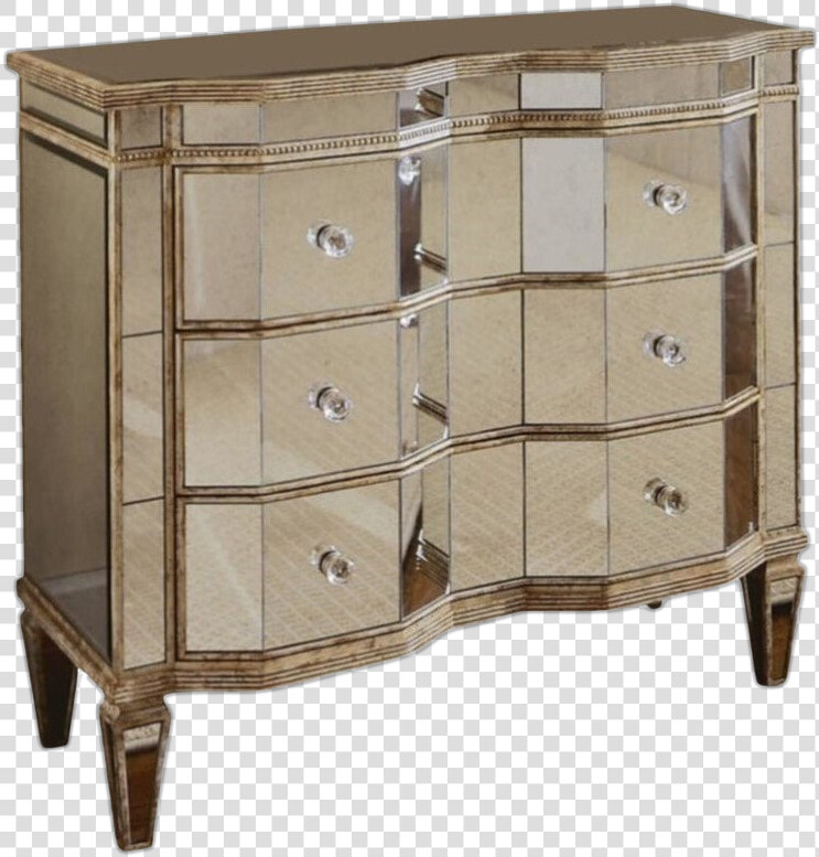 Hooker Mirrored Chest   Fancy Chest Of Drawers  HD Png DownloadTransparent PNG