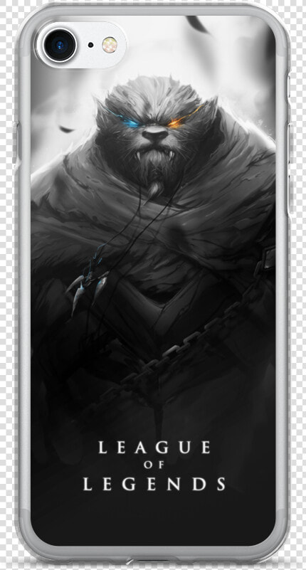 League Of Legends Nighthunter Rengar Iphone 7 7 Plus   Lol Black And White  HD Png DownloadTransparent PNG