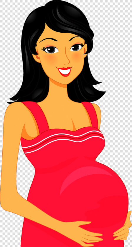 Pregnancy Mother Cartoon Clip Art   Cartoon Clipart Pregnant Woman  HD Png DownloadTransparent PNG