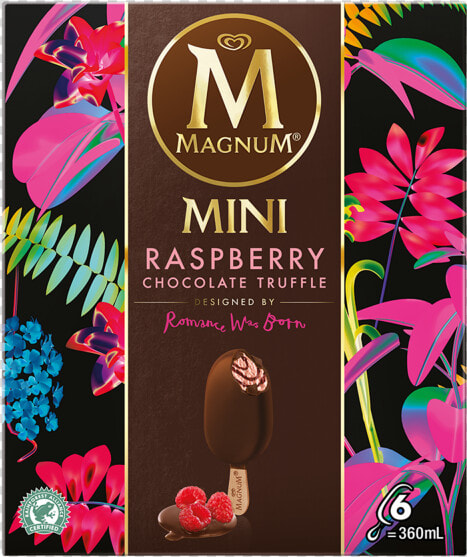 Magnum Minis Raspberry Chocolate Truffle   Magnum Mini Raspberry Chocolate Truffle  HD Png DownloadTransparent PNG