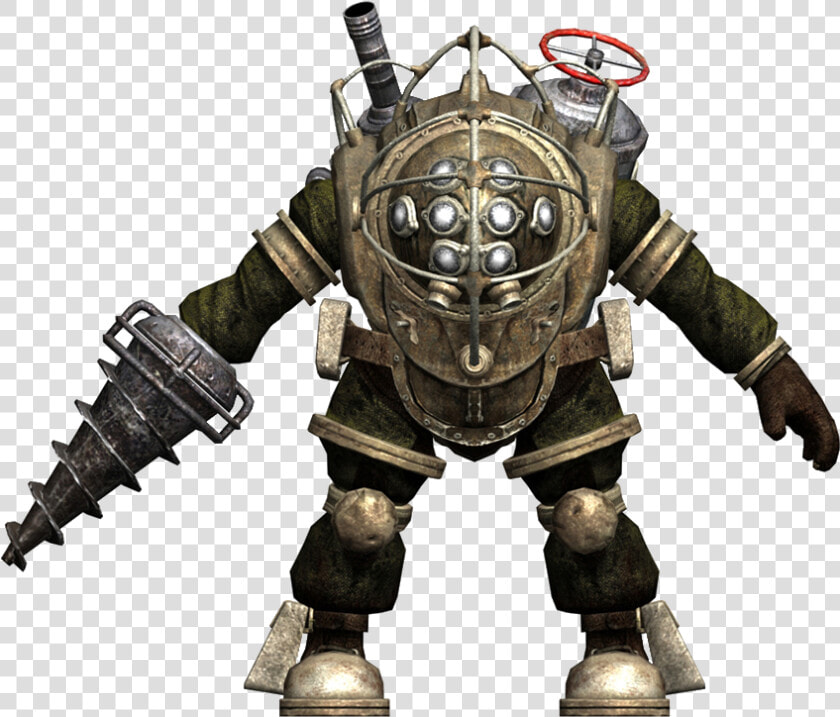 Bioshock Transparent Bubbles   Bouncer Big Daddy Bioshock  HD Png DownloadTransparent PNG