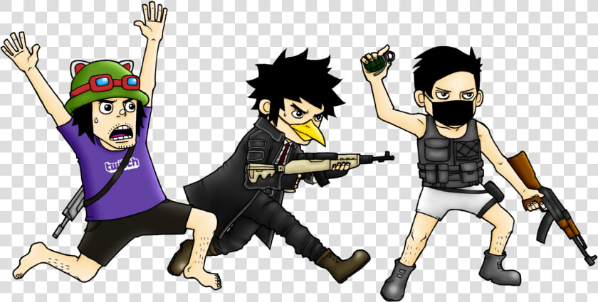 Image Freeuse Library Playerunknown S Battlegrounds   Cartoon Pubg Family Png  Transparent PngTransparent PNG