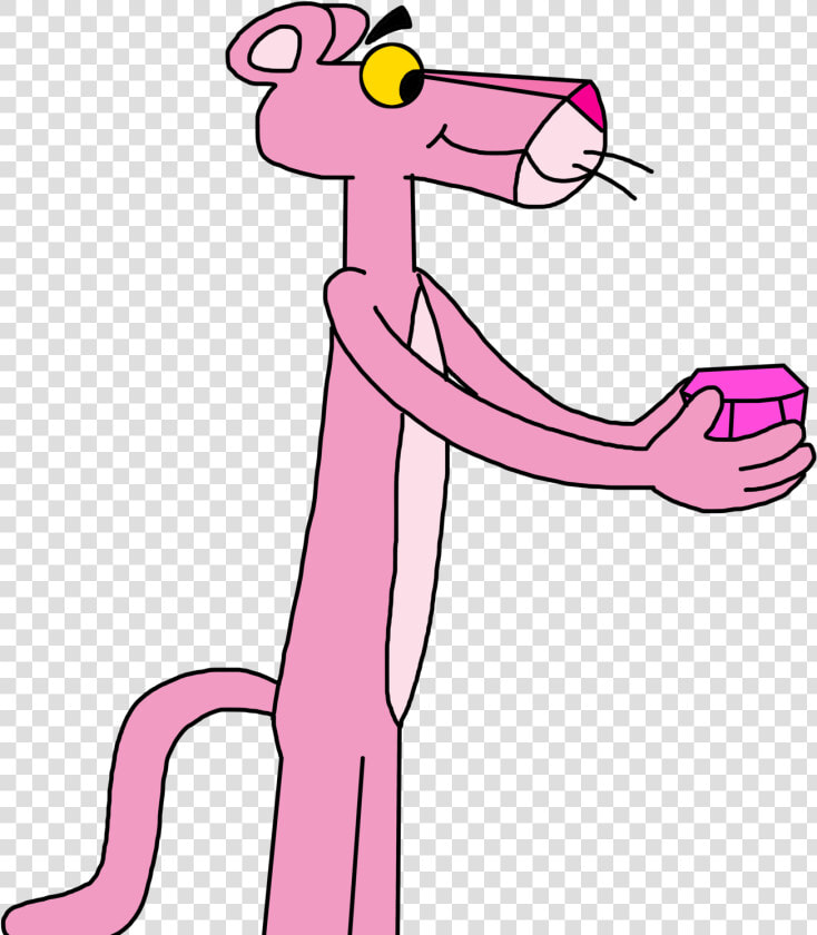 Pink Panther Vector   Pink Panther Diamond Cartoon  HD Png DownloadTransparent PNG