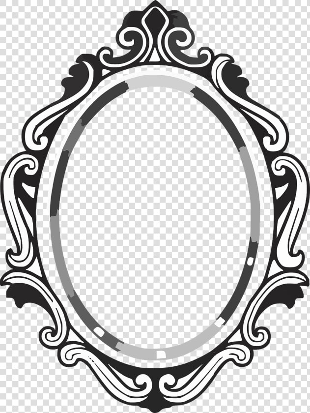 Frame Mirror Picture Free Picture   Mirror Clipart Black And White  HD Png DownloadTransparent PNG