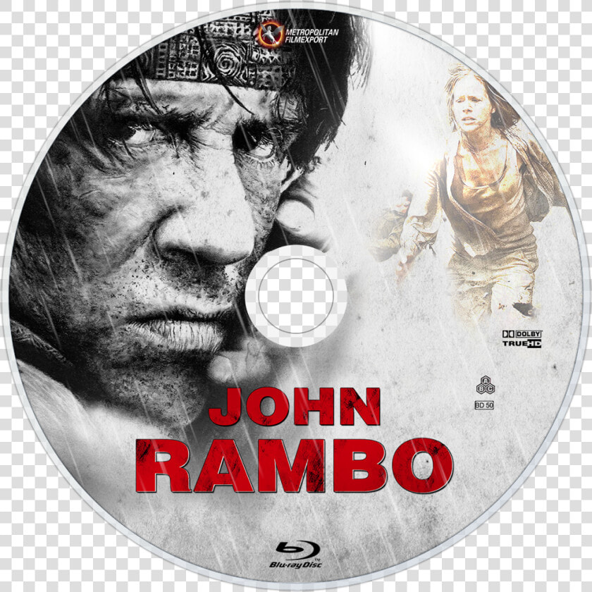 John Rambo Blu Ray Label  HD Png DownloadTransparent PNG