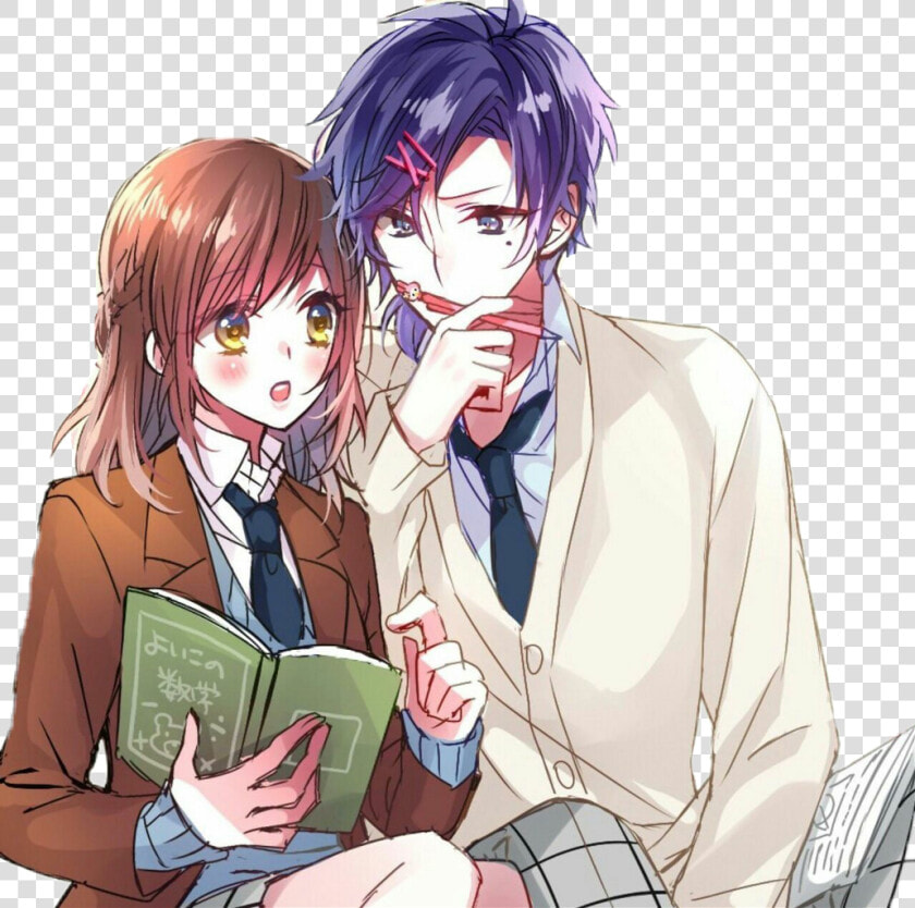 Cute Anime Kawaii Couple Romantic Boy Girl Boyfriend   Cute Anime Boy And Girl  HD Png DownloadTransparent PNG