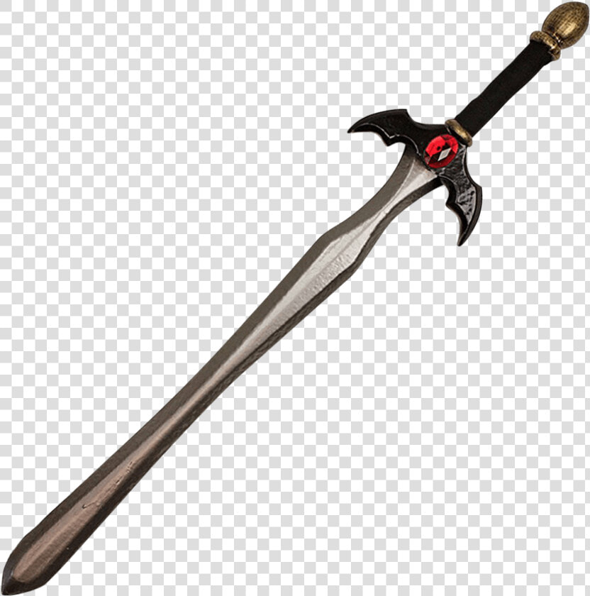 Arcane Warcaster Larp Sword   Gem In Sword Guard  HD Png DownloadTransparent PNG