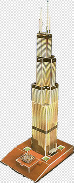 Formerly Known As Sears Tower   3d Puzzle  HD Png DownloadTransparent PNG