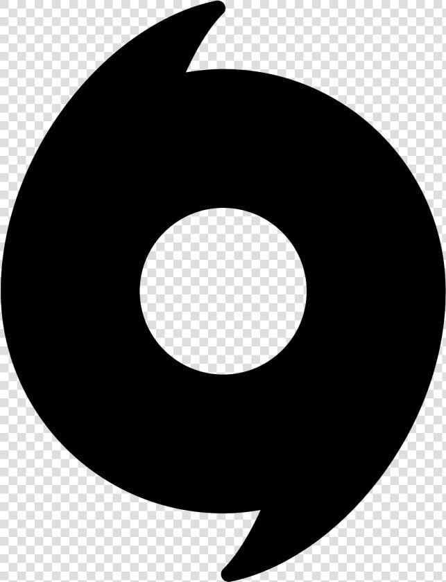 This Image Is A Logo Of A Circle That Has A Point On   Origin Black Icon  HD Png DownloadTransparent PNG