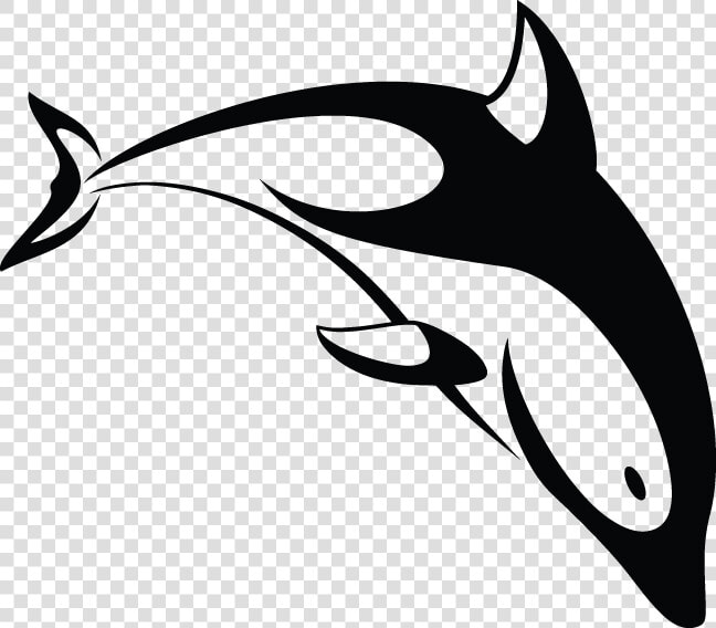 Stylized Dolphin Eps Vector  Vector Clipart  Multiple   Stylized Dolphin  HD Png DownloadTransparent PNG