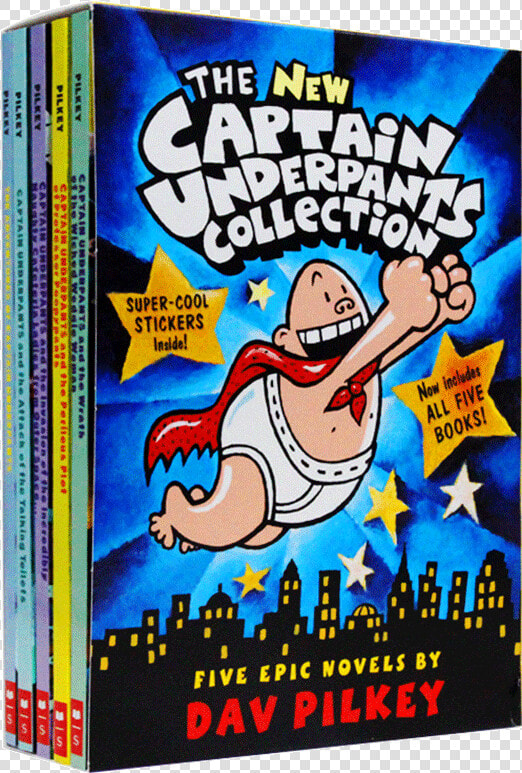 Captain Underpants Books 4  HD Png DownloadTransparent PNG