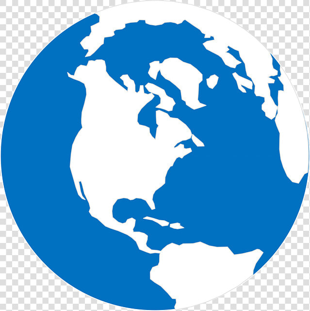 Simple Globe Clip Art At Clker   World Map Vector Round  HD Png DownloadTransparent PNG