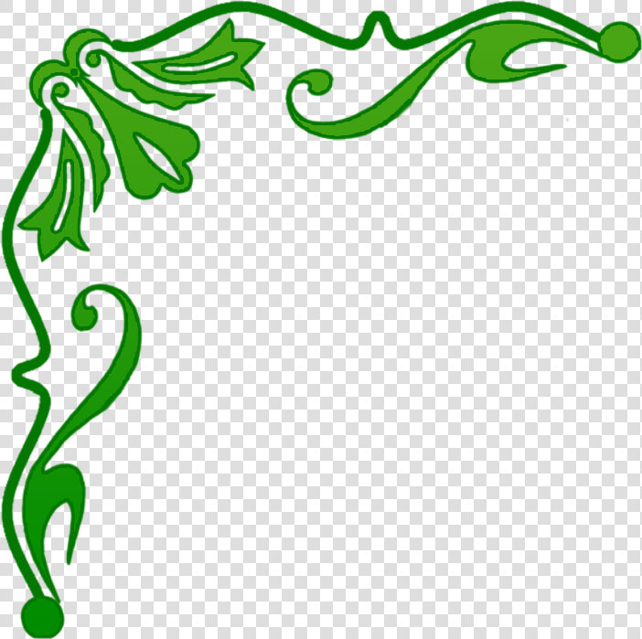 Green Border Style Png Clipart   Png Download   Green Wedding Border Png  Transparent PngTransparent PNG