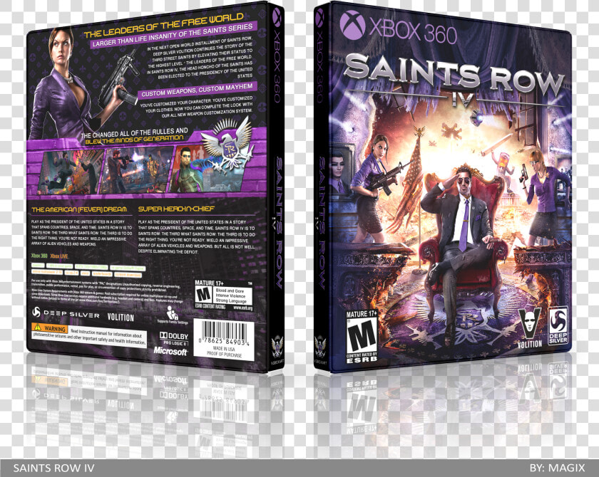 Saints Row Iv Box Cover   Saints Row 4 Icon  HD Png DownloadTransparent PNG