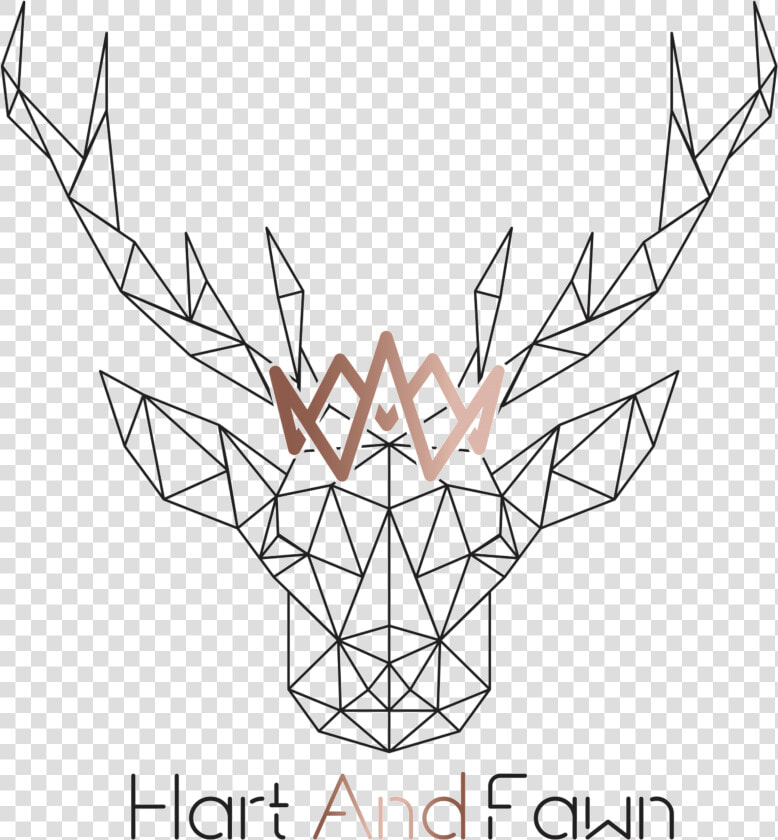 Geometric Polygon Deer   Png Download   Arte Estilizado  Transparent PngTransparent PNG