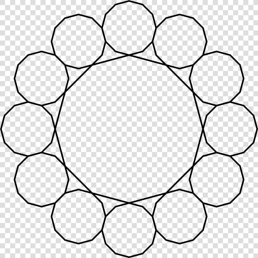 Dodecagon Ring Clip Arts   Dodecagon Circle  HD Png DownloadTransparent PNG