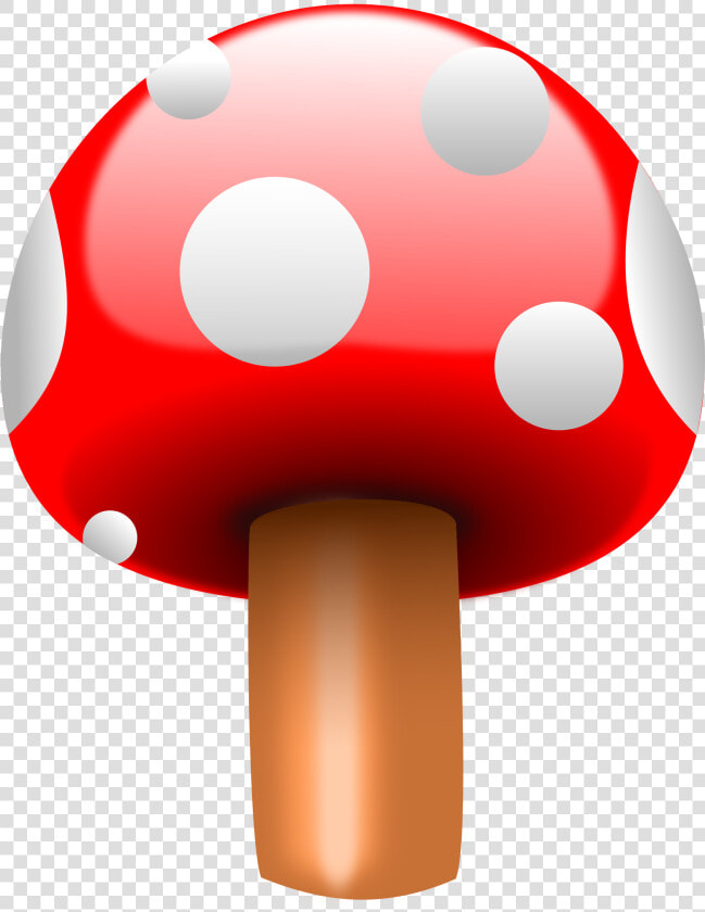 Fly Agaric  Mushroom  Red  Fungi  Fungus  Poison   Mashroom One Red  HD Png DownloadTransparent PNG