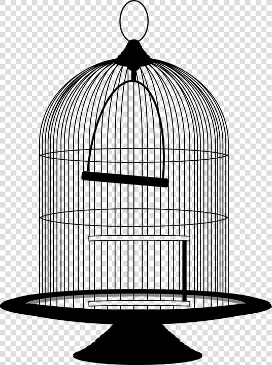 Ave  Jaula  Victoriana  Vinta   Bird Cage Clipart Black And White  HD Png DownloadTransparent PNG