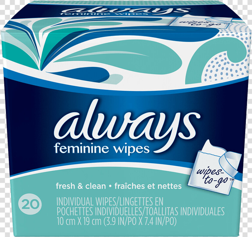 Always Fresh  amp  Clean Wipes To Go   Always Wipes  HD Png DownloadTransparent PNG