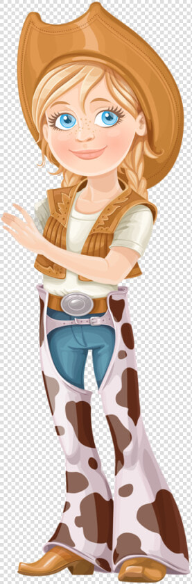 Cowboy E Cowgirl   Cartoon Cowboy And Cowgirl  HD Png DownloadTransparent PNG