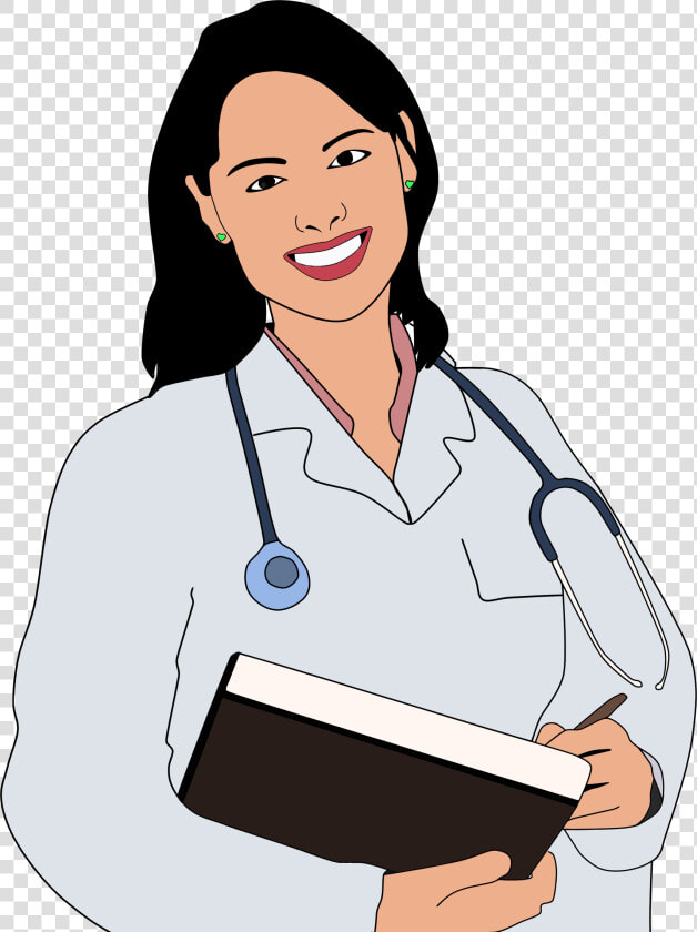 Standing shoulder woman   Woman Doctor Clipart Png  Transparent PngTransparent PNG