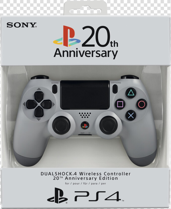 Sony Dualshock 4 Controller   Ps4 Controller 20th Anniversary Edition  HD Png DownloadTransparent PNG